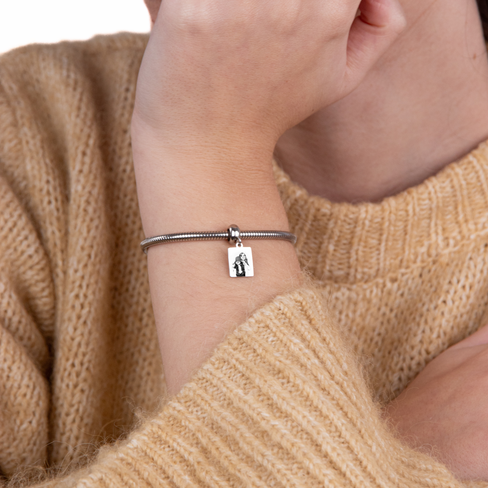 Breloque personnalisée-Contour