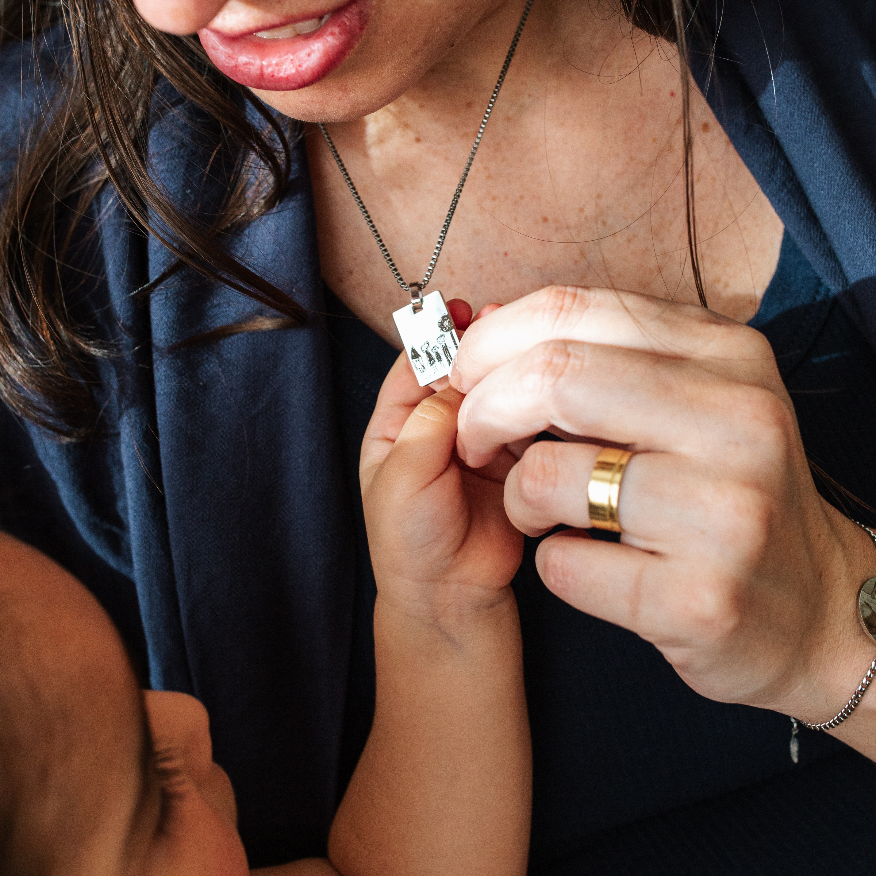 Custom Necklace - Child's Drawing