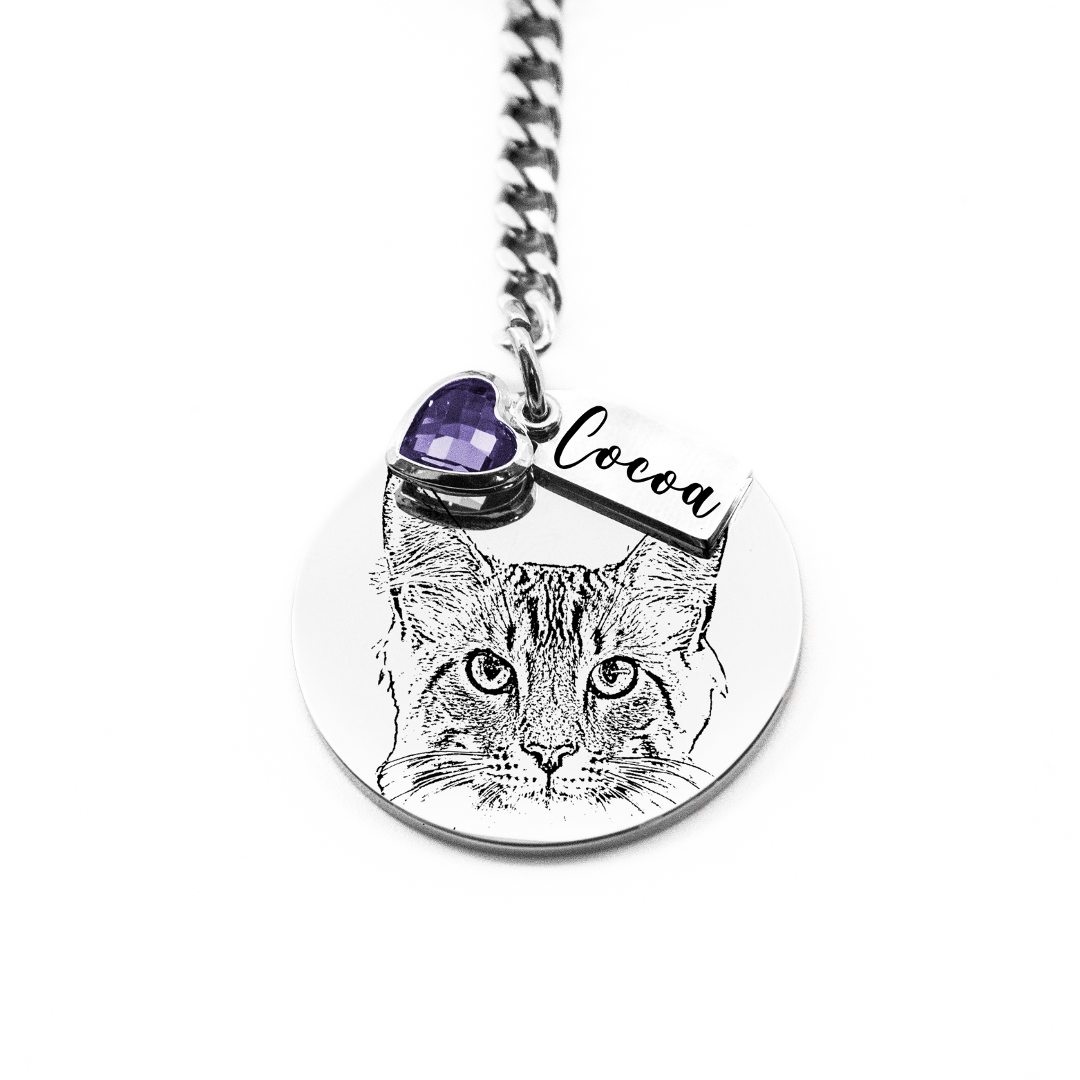Custom Keychain - Pet Outline