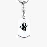 Custom Keychain - Handprint (mom)