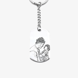 Custom Keychain - Outline (mom)