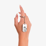 Custom Keychain - Outline (mom)