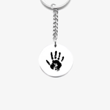 Custom Keychain - Handprint (mom)