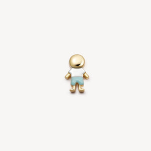 Charm per medaglione in vetro — Bambina