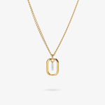 Personalized initial I zirconia necklace – letter I luxury gift by VECINO