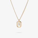 Personalized Initial N Zirconia Necklace – letter N luxury jewelry with sparkling stones VECINO