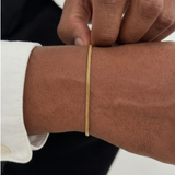 Snake Chain Bracelet - Gold ( for him )