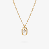 Personalized Initial P Zirconia Necklace – letter P luxury jewelry with sparkling stones VECINO