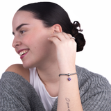 Purple heart charm lifestyle – VECINO charm bracelet collection