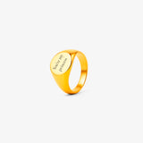 Testo dell'anello personalizzato - Gold