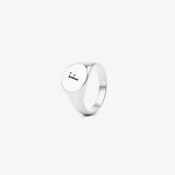 Anello personalizzato con iniziale - Silver F