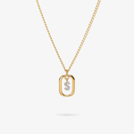 Personalized Initial S Zirconia Necklace – letter S luxury jewelry with sparkling stones VECINO