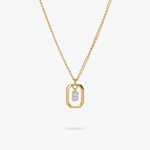 Personalized initial B zirconia necklace – letter B luxury gift by VECINO