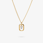 Personalized Initial V Zirconia Necklace – letter V luxury jewelry with sparkling stones VECINO