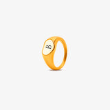 Custom Ring Initial - Gold