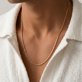 Wire Chain Necklace - Silver