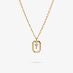 Personalized Initial Y Zirconia Necklace – letter Y luxury jewelry with sparkling stones VECINO