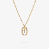 Personalized Initial Y Zirconia Necklace – letter Y luxury jewelry with sparkling stones VECINO