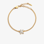 Personalized initial K zirconia bracelet – letter K luxury gift by VECINO
