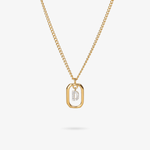 Personalized initial D zirconia necklace – letter D luxury gift by VECINO