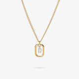 Personalized initial D zirconia necklace – letter D luxury gift by VECINO
