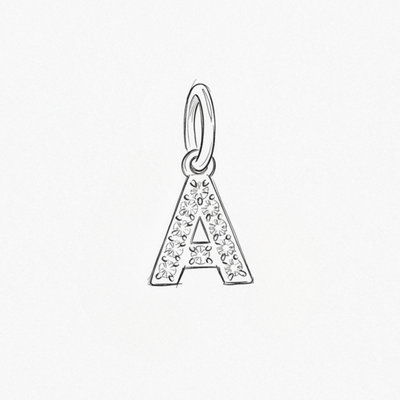 Initial Zirconia - Silver