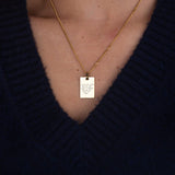 Custom Necklace Handwriting - Gold