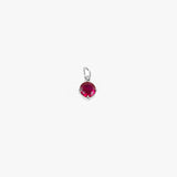 Birthstone Round - Silver