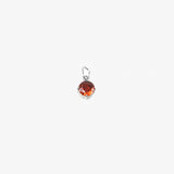 Birthstone Round - Silver