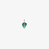 Charm Birthstone Heart May- Silver