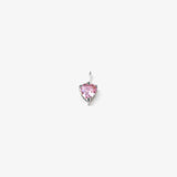 Charm Birthstone Heart October - Silver