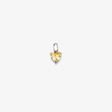 Birthstone Heart - Silver
