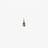 Birthstone Pear - Silver