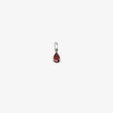Birthstone Pear - Silver