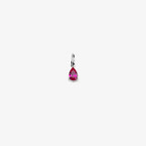 Birthstone Pear - Silver