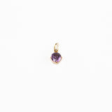 Birthstone Round - Gold
