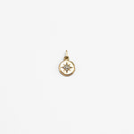 Round north star charm for VECINO bracelet – guiding star decorative charm