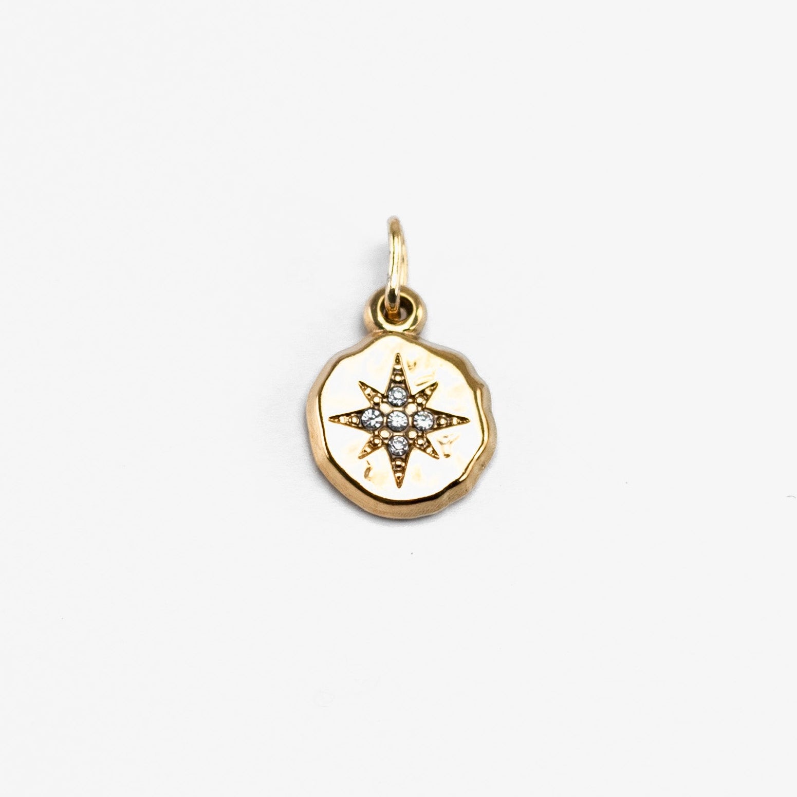 Round north star charm for VECINO bracelet – guiding star decorative charm