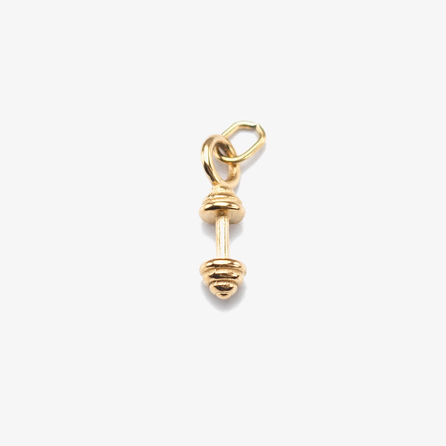 Dumbbell charm for VECINO bracelet – fitness strength decorative charm