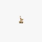 Cherry charm gold for VECINO bracelet – playful gold decorative jewelry charm