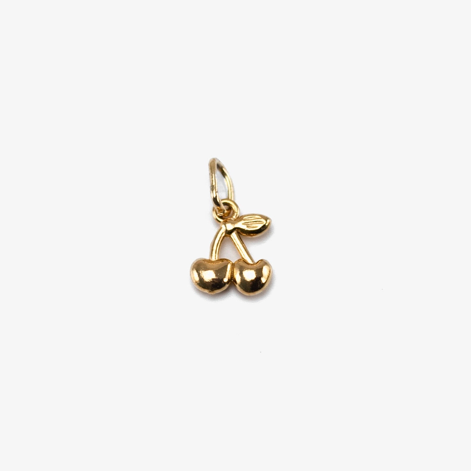 Cherry charm gold for VECINO bracelet – playful gold decorative jewelry charm