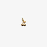 Cherry charm gold for VECINO bracelet – playful gold decorative jewelry charm