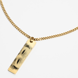Individuell gestaltete Halskette mit Augenmotiv Gold