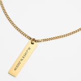 Custom Necklace Coordinates - Gold