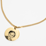 Bild einer personalisierten Halskette Gold (Mama)