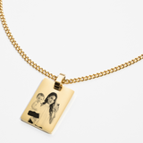Bild einer personalisierten Halskette Gold (Mama)