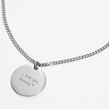 Collana personalizzata con scritta a mano - Silver