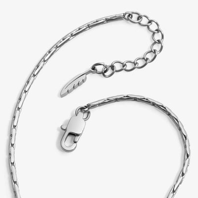 Wire Chain Necklace - Silver