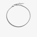 Snake Chain Bracelet - Silver ( for him )