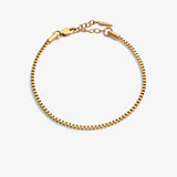 Square Chain Bracelet - Gold ( for her )
